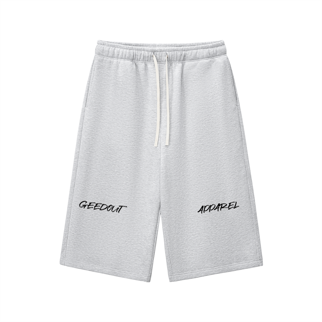 Relaxed Drawstring Three-quarter Sweatpants