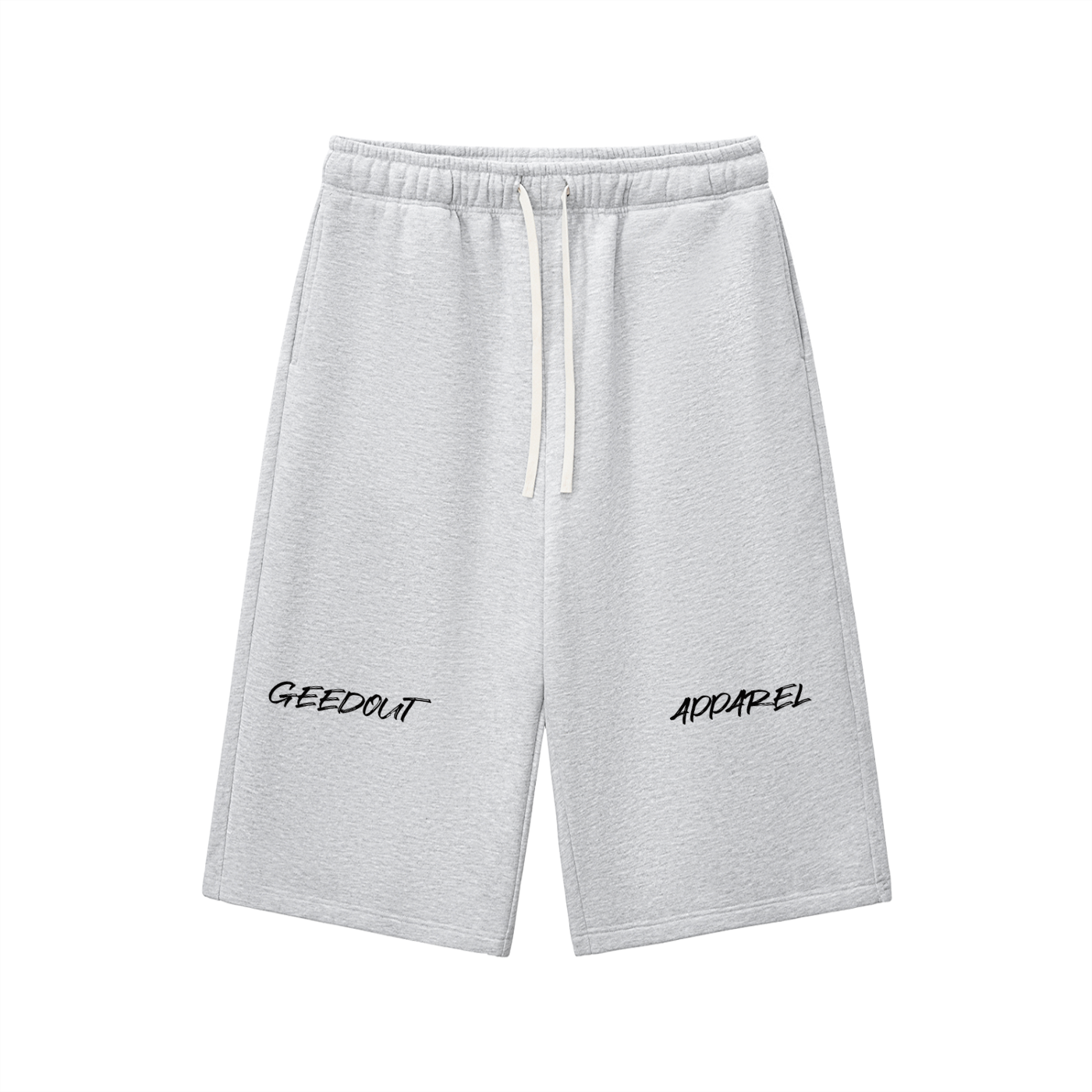 Relaxed Drawstring Three-quarter Sweatpants