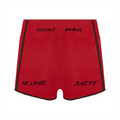 Women's High Rise Color Block Yoga Shorts