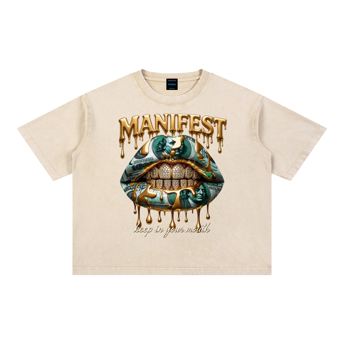 Mineral Wash Boxy Cotton T-Shirt
