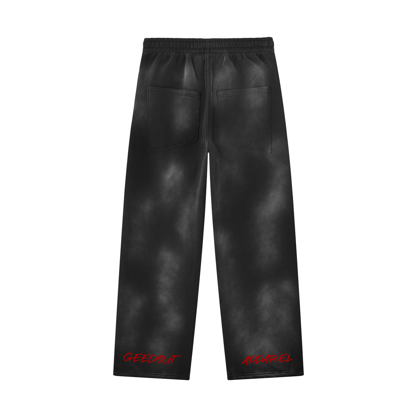 Unisex Sunfade Wide Leg Fleece Sweatpants