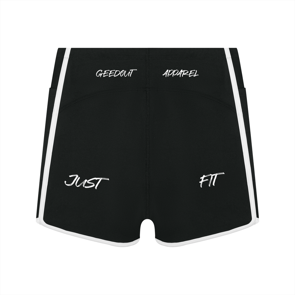Women's High Rise Color Block Yoga Shorts