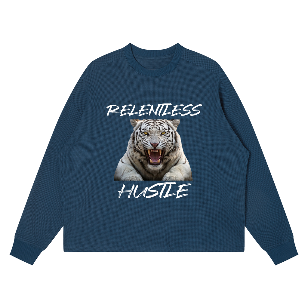 Unisex Waffle Boxy Long Sleeve T-Shirt