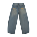 Men's Distressed Barrel Leg Jeans