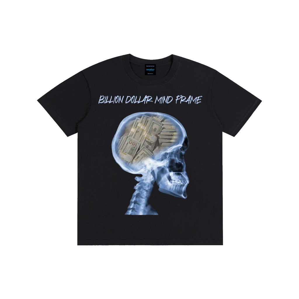 Billion Dollar Mind Frame Clown Graphic Tee — Black