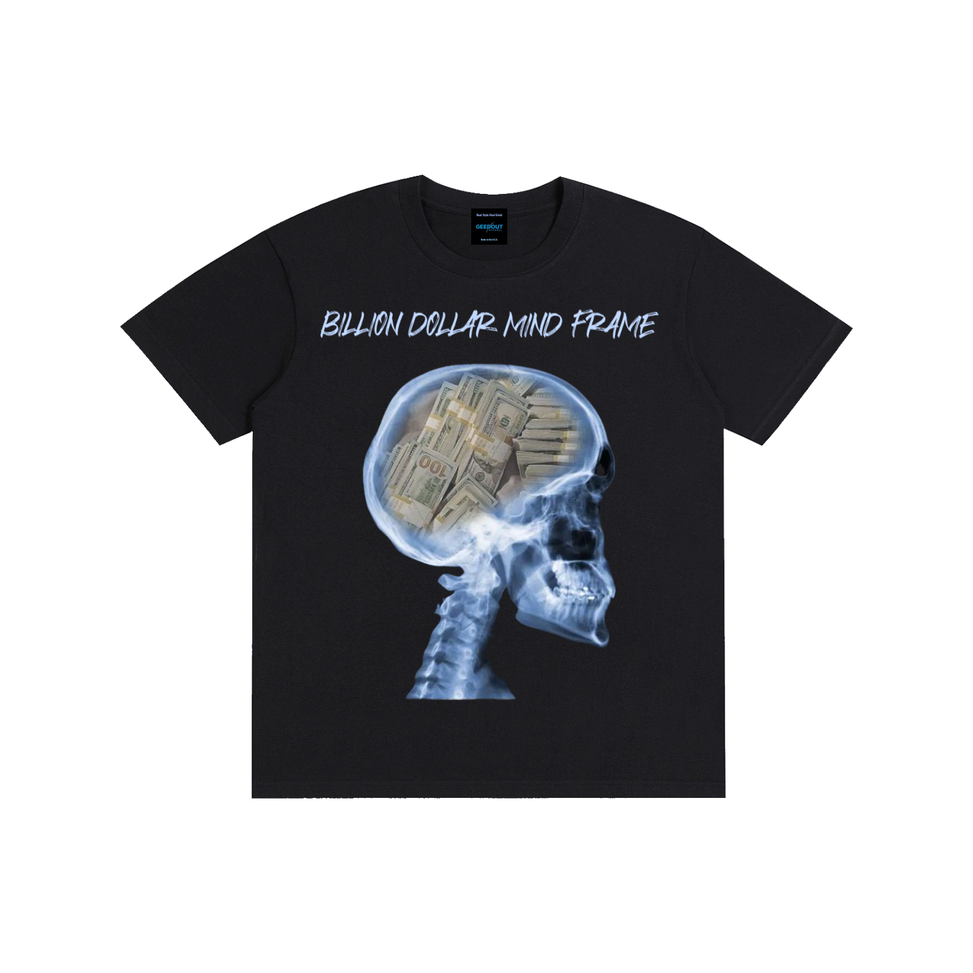 Billion Dollar Mind Frame Clown Graphic Tee — Black